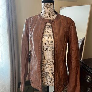 Women's Brown Leather Jacket